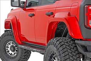 Fender Flares PQ Race Red Ford Bronco 4WD (2021-2025) Rough Country