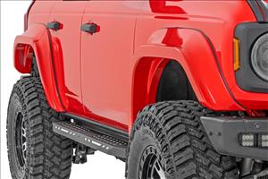 Fender Flares PQ Race Red Ford Bronco 4WD (2021-2025) Rough Country