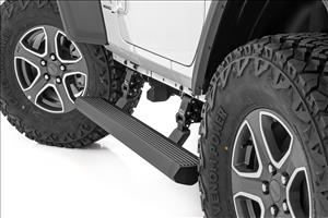 Power Running Boards Dual Electric Motor 2 Door Jeep Wrangler JL (18-26) Rough Country