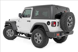 Power Running Boards Dual Electric Motor 2 Door Jeep Wrangler JL (18-26) Rough Country