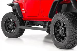 Power Running Boards Dual Electric Motor 4 Door Jeep Wrangler Unlimited (07-18) Rough Country