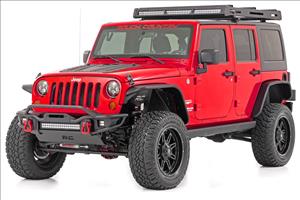 Power Running Boards Dual Electric Motor 4 Door Jeep Wrangler Unlimited (07-18) Rough Country
