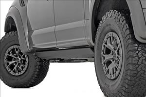 Power Running Boards Dual Electric Motor Crew Cab Ford F-150/Lightning/F-250/F-350/Raptor (15-26) Rough Country