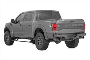 Power Running Boards Dual Electric Motor Crew Cab Ford F-150/Lightning/F-250/F-350/Raptor (15-26) Rough Country