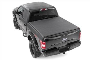 Ford Soft Tri-Fold Bed Cover 15-20 F-150-6 Foot 5 Inch Bed w/o Cargo Mgmt Rough Country
