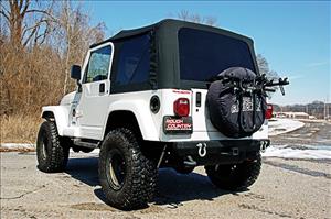 Soft Top Replacement Black Full Doors Jeep Wrangler TJ 4WD (97-06) Rough Country