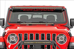 Jeep 9-Inch LED Projection Headlights 18-20 Wrangler JL/JLU 20-Present Gladiator JT Rough Country