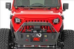 Jeep 9-Inch LED Projection Headlights 18-20 Wrangler JL/JLU 20-Present Gladiator JT Rough Country