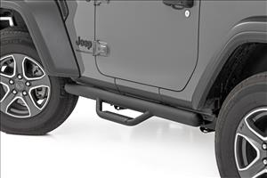Nerf Steps Full Length 2 Door Jeep Wrangler JL 4WD (2018-2026) Rough Country