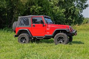 Nerf Steps Full Length Jeep Wrangler TJ 4WD (1997-2006) Rough Country