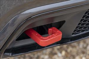 Forged Tow Hooks 15-19 Grand Cherokee WK2 Red Rough Country