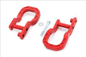Forged Tow Hooks 14-18 Chevy 1500 Red Rough Country