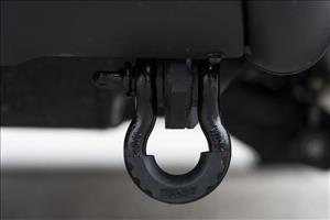 Toyota Tow Hook to Shackle Conversion Kit w/Bull Bar Support 07-20 Tundra Rough Country