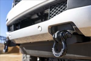 Ford Tow Hook to Shackle Conversion Kit Mounts & Standard D-Rings 19-20 Ranger Rough Country