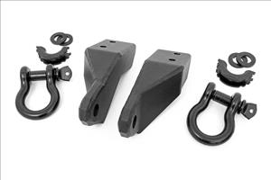 Toyota Tow Hook to Shackle Conversion Kit w/Standard D-Rings 07-20 Tundra Rough Country