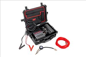 Portable Twin Motor Air Compressor w/Carry Case 12 Volt 150PSI 6.16 CFM Rough Country