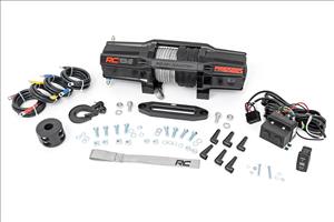 6500-LB Winch W/ Remote UTV Synthetic Rope Rough Country