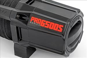 6500-LB Winch W/ Remote UTV Synthetic Rope Rough Country