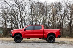 Fender Flares Sport G9K Satin Steel Chevy Silverado 1500 2WD/4WD (19-26) Rough Country