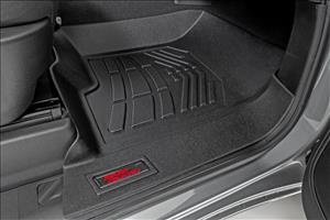 Floor Mats FR Bucket Crew Silverado/Sierra 1500/2500HD/3500HD (19-26) Rough Country