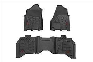 Sure-Fit Floor Mats Front & Rear Bucket Crew Ram 2500/3500 (19-26) Rough Country