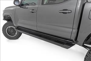 HD2 Aluminum Running Boards Double Cab Toyota Tacoma 2WD/4WD (2005-2023) Rough Country