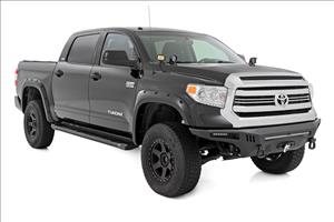 HD2 Aluminum Running Boards Crewmax Cab Toyota Tundra 2WD/4WD (2007-2021) Rough Country