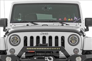 Trail Cladding Hood Protector Jeep Wrangler JK/Wrangler Unlimited (07-18) Rough Country