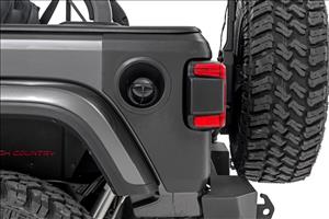 Trail Cladding Rear Corners Jeep Wrangler JL/Wrangler Unlimited (18-26) Rough Country
