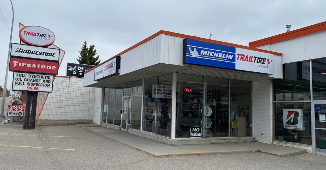 Trail Tire Auto Centers / Calgary store front