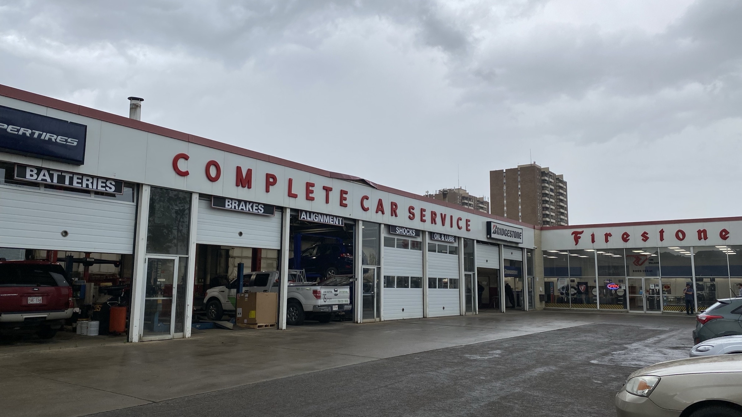 Trail Tire Auto Centers / Edmonton store front