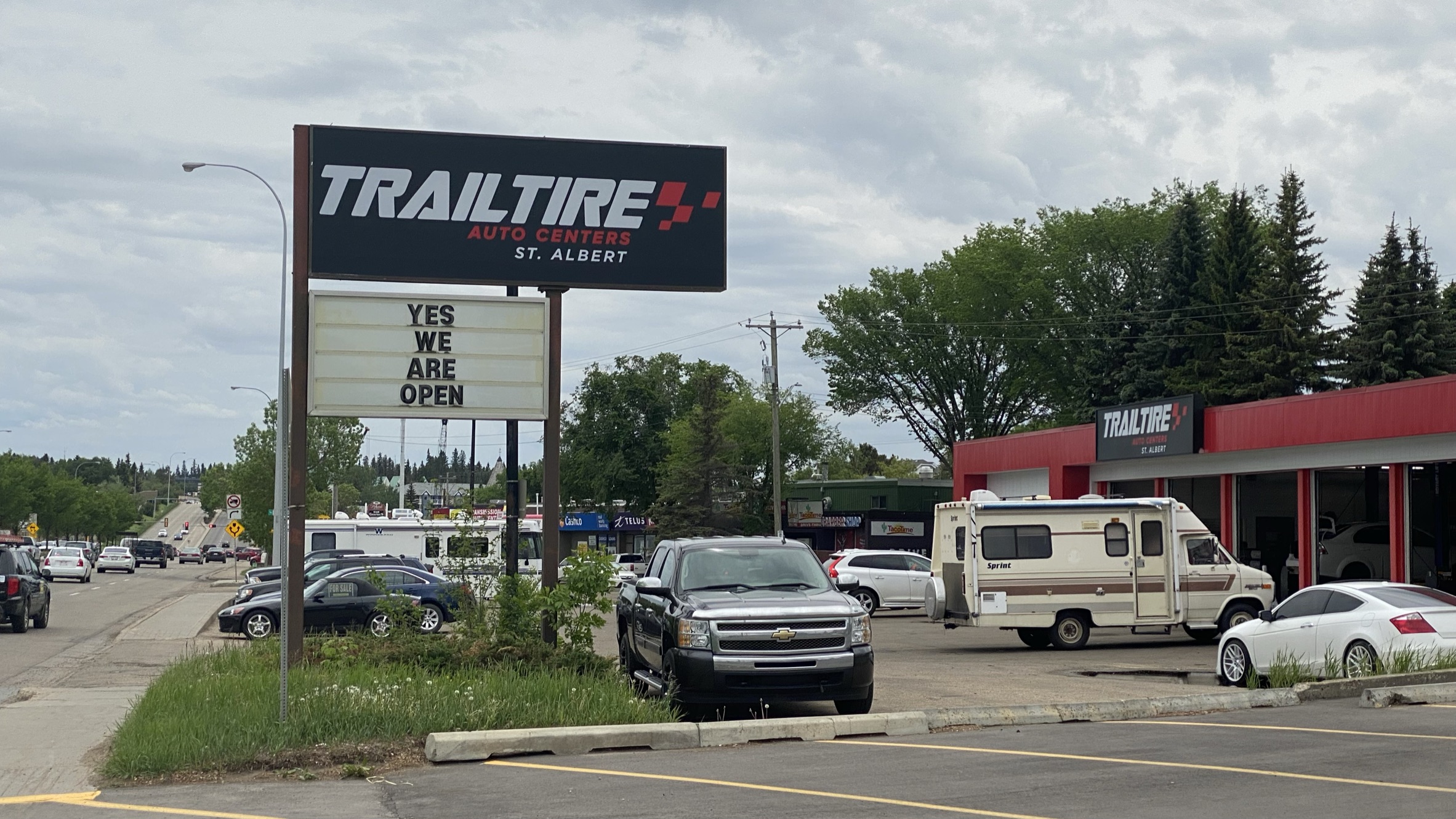 Trail Tire Auto Centers / St. Albert store front