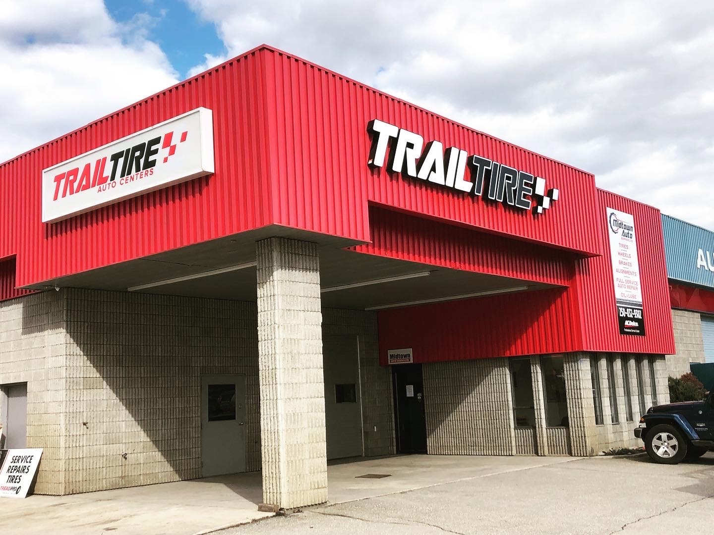 Trail Tire Auto Centers / Salmon Arm store front