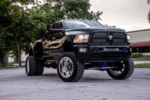 Ram 3500 with American Force Super Dually Series 6D04 Man O War SD