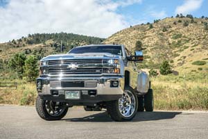 Chevrolet Silverado 3500 HD with American Force Super Dually Series 611 Independence SD