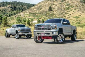 Chevrolet Silverado 3500 HD with American Force Super Dually Series 611 Independence SD