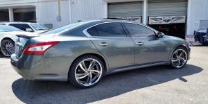 Nissan Altima with Status Wheels S835 Fantasy