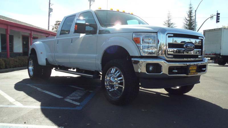 2013 Ford F-350 Super Duty Dual Rear Wheel with American Force Dually With Adapters Series 9 Liberty DRW