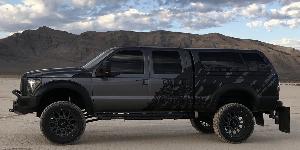 Ford F-350 Super Duty with Vision Off Road 412 Rocker