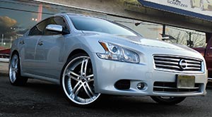 Nissan Maxima with Status Wheels S816 Knight 5