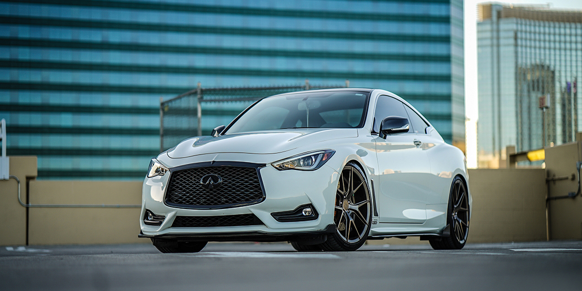 Infiniti Q60 with Verde Wheels V99 Axis