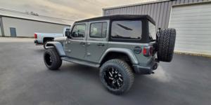 Jeep Wrangler with Vision Off Road 361 Spyder