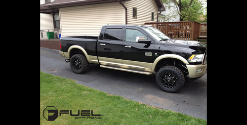  Dodge Ram 2500 with Fuel 1-Piece Wheels Krank - D517