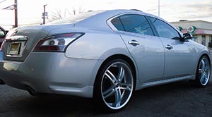 Nissan Maxima with Status Wheels S816 Knight 5