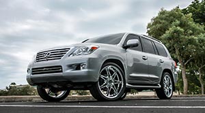 Lexus LX with Status Wheels S828 Crown