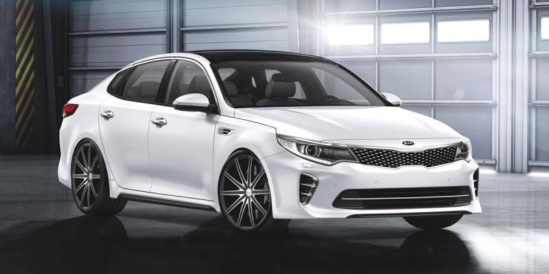  Kia Optima with Cavallo Wheels CLV-09