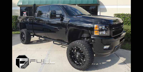 Chevrolet 2500HD Duramax Fuel 1-Piece Wheels Hostage - D531 