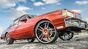 Chevrolet Caprice with Status Wheels S820 Fang