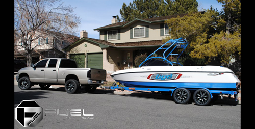 2005 Dodge Ram 2500 with Fuel 1-Piece Wheels Throttle - D513 