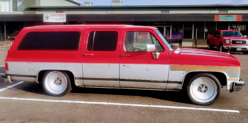 Rat Rod (Series 69) Extended Sizing on a GMC Suburban 